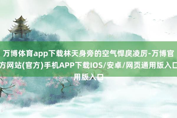 万博体育app下载林天身旁的空气悍戾凌厉-万博官方网站(官方)手机APP下载IOS/安卓/网页通用版入口