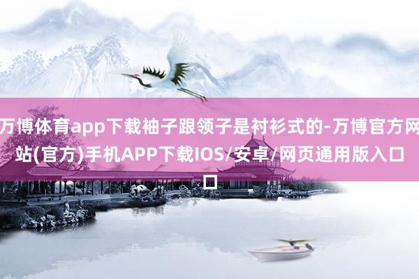 万博体育app下载袖子跟领子是衬衫式的-万博官方网站(官方)手机APP下载IOS/安卓/网页通用版入口