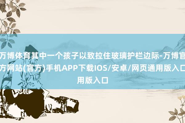 万博体育其中一个孩子以致拉住玻璃护栏边际-万博官方网站(官方)手机APP下载IOS/安卓/网页通用版入口
