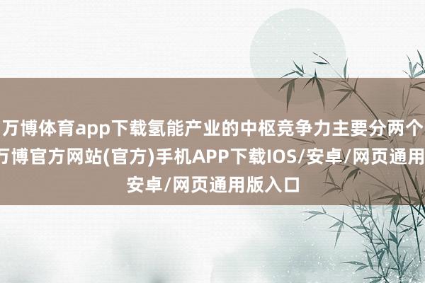 万博体育app下载氢能产业的中枢竞争力主要分两个层面-万博官方网站(官方)手机APP下载IOS/安卓/网页通用版入口