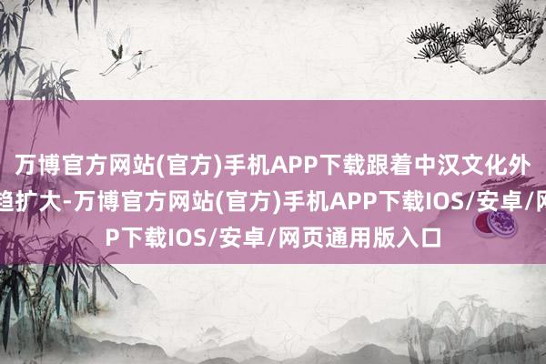 万博官方网站(官方)手机APP下载跟着中汉文化外洋传播范围日趋扩大-万博官方网站(官方)手机APP下载IOS/安卓/网页通用版入口