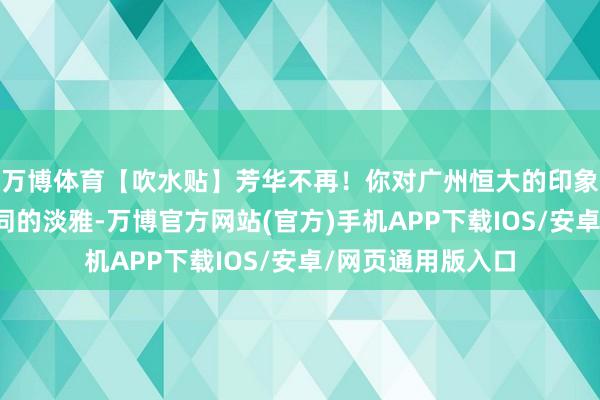 万博体育【吹水贴】芳华不再！你对广州恒大的印象是？讲讲那些共同的淡雅-万博官方网站(官方)手机APP下载IOS/安卓/网页通用版入口